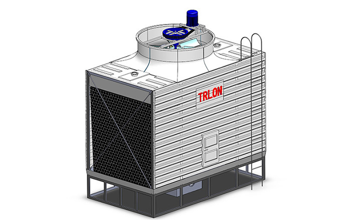 工业闭式横流冷却塔